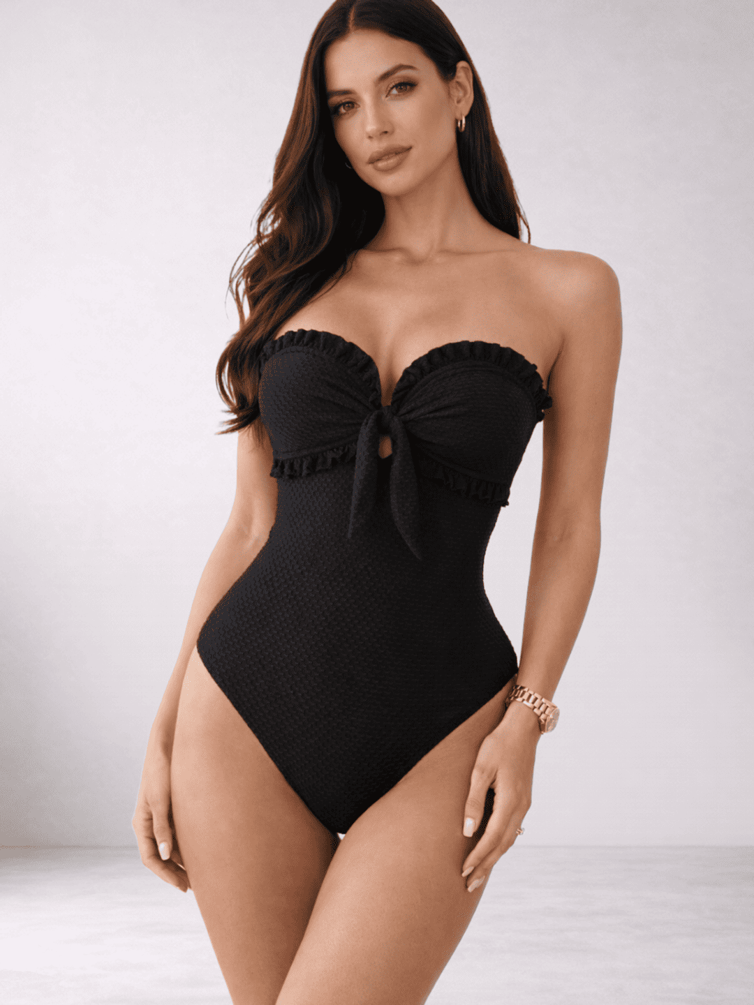 Traje de baño entero con lazo